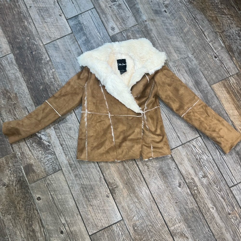 Faux Suede/Fur Jacketโโโโ